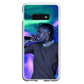 Чехол для Samsung S10E с принтом TRAVIS SCOTT в Екатеринбурге, Силикон | Область печати: задняя сторона чехла, без боковых панелей | astronomical | fortnite | travis scott | астрономикал | концерт | концерт в фортнайт | тревис скотт | трэвис скотт | фортнайт