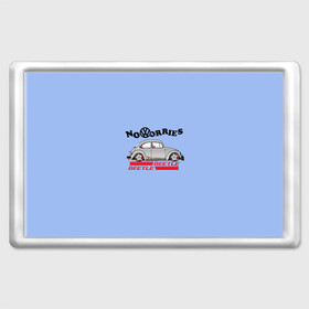 Магнит 45*70 с принтом Volkswagen Beetle в Екатеринбурге, Пластик | Размер: 78*52 мм; Размер печати: 70*45 | volkswagen beetle | авто | битл | гонки | жук | машина | фольц | фольцваген