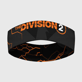 Повязка на голову 3D с принтом THE DIVISION 2 в Екатеринбурге,  |  | division tom | the division | the division 2 | tom clancy s the division. | tom clancy the division | tom clancy the division 2