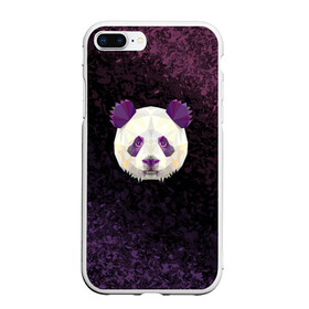 Чехол для iPhone 7Plus/8 Plus матовый с принтом Панда в Екатеринбурге, Силикон | Область печати: задняя сторона чехла, без боковых панелей | animal | cute panda | mood | pandas | животное | милая пандочка | настроение | панда | панды