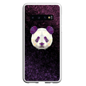 Чехол для Samsung Galaxy S10 с принтом Панда в Екатеринбурге, Силикон | Область печати: задняя сторона чехла, без боковых панелей | Тематика изображения на принте: animal | cute panda | mood | pandas | животное | милая пандочка | настроение | панда | панды
