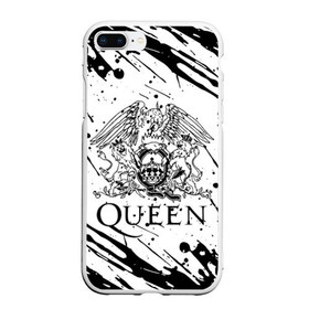 Чехол для iPhone 7Plus/8 Plus матовый с принтом QUEEN в Екатеринбурге, Силикон | Область печати: задняя сторона чехла, без боковых панелей | queen | британская рок группа | квин | куин | кьюин | мистер робот | музыка | рами малек | рок | рок музыка | фредди меркьюри