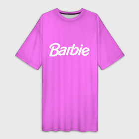 Платье-футболка 3D с принтом Barbie в Екатеринбурге,  |  | Тематика изображения на принте: barbie | барби | кукла | кукла барби