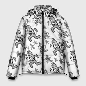 Мужская зимняя куртка 3D с принтом FREE HUGS в Екатеринбурге, верх — 100% полиэстер; подкладка — 100% полиэстер; утеплитель — 100% полиэстер | длина ниже бедра, свободный силуэт Оверсайз. Есть воротник-стойка, отстегивающийся капюшон и ветрозащитная планка. 

Боковые карманы с листочкой на кнопках и внутренний карман на молнии. | Тематика изображения на принте: 7 remake | aerith | fantasy | ff7 | final | ps4 | red | shinra | square enix | vii remake | vii ремейк | айрис | последняя | ред | фантазия | фф7 | шинра