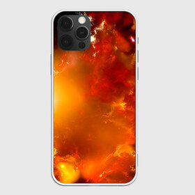 Чехол для iPhone 12 Pro Max с принтом Солнечное облако в Екатеринбурге, Силикон |  | звёзды | космос | огонь | оранжевый | супер новая | туманность