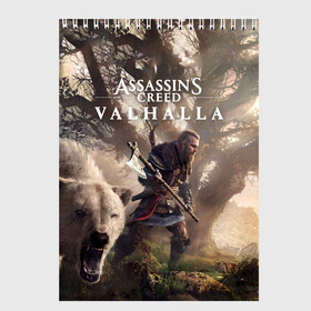 Скетчбук с принтом Assassin’s Creed Valhalla в Екатеринбурге, 100% бумага
 | 48 листов, плотность листов — 100 г/м2, плотность картонной обложки — 250 г/м2. Листы скреплены сверху удобной пружинной спиралью | action | creed | eivor | rpg | ubisoft | valhalla | viking | vikings | англия | ассасин | ассасина | вальгалла | викинг | викинги | кредо | эйвор