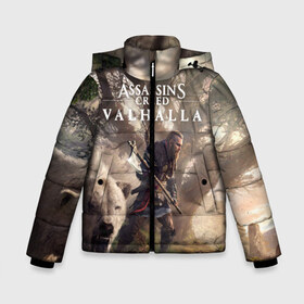 Зимняя куртка для мальчиков 3D с принтом Assassin’s Creed Valhalla в Екатеринбурге, ткань верха — 100% полиэстер; подклад — 100% полиэстер, утеплитель — 100% полиэстер | длина ниже бедра, удлиненная спинка, воротник стойка и отстегивающийся капюшон. Есть боковые карманы с листочкой на кнопках, утяжки по низу изделия и внутренний карман на молнии. 

Предусмотрены светоотражающий принт на спинке, радужный светоотражающий элемент на пуллере молнии и на резинке для утяжки | action | creed | eivor | rpg | ubisoft | valhalla | viking | vikings | англия | ассасин | ассасина | вальгалла | викинг | викинги | кредо | эйвор