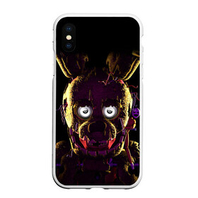 Чехол для iPhone XS Max матовый с принтом FNAF [2] в Екатеринбурге, Силикон | Область печати: задняя сторона чехла, без боковых панелей | bonnie | chika | five nights at freddys | foxy | freddy | game | horror | бони | пять ночей с фредди | фнаф | фокси | фредди | чика