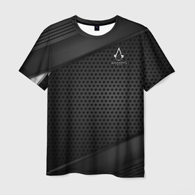 Мужская футболка 3D с принтом Assassins Creed в Екатеринбурге, 100% полиэфир | прямой крой, круглый вырез горловины, длина до линии бедер | action | adventure | анимус | асасин | ассасин | дезмонд | кредо | крестовый | майлс | наемник | стелс | тамплиер