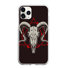 Чехол для iPhone 11 Pro матовый с принтом Культ в Екатеринбурге, Силикон |  | demon | devil | fashion | goat | hell | horror | monster | satan | skull | style | ад | демон | дьявол | козёл | мода | монстр | сатана | стиль | ужас | череп
