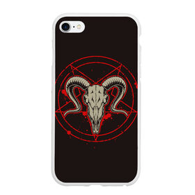 Чехол для iPhone 6Plus/6S Plus матовый с принтом Культ в Екатеринбурге, Силикон |  | demon | devil | fashion | goat | hell | horror | monster | satan | skull | style | ад | демон | дьявол | козёл | мода | монстр | сатана | стиль | ужас | череп