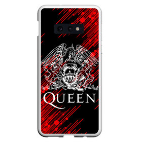 Чехол для Samsung S10E с принтом QUEEN в Екатеринбурге, Силикон | Область печати: задняя сторона чехла, без боковых панелей | queen | британская рок группа | квин | куин | кьюин | мистер робот | музыка | рами малек | рок | рок музыка | фредди меркьюри