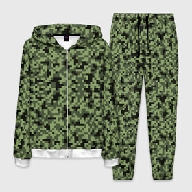 Мужской костюм 3D с принтом КАМУФЛЯЖ в Екатеринбурге, 100% полиэстер | Манжеты и пояс оформлены тканевой резинкой, двухслойный капюшон со шнурком для регулировки, карманы спереди | camouflage | армия | военная форма | военный | вооружение | вооруженные силы | защита | защитный цвет | зеленый | камуфляж | маскировка | солдат | униформа | форма | хаки