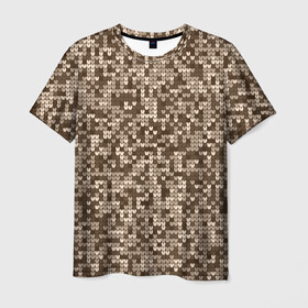 Мужская футболка 3D с принтом ВЯЗАНЫЙ КАМУФЛЯЖ в Екатеринбурге, 100% полиэфир | прямой крой, круглый вырез горловины, длина до линии бедер | camouflage | армия | военная форма | военный | вооружение | вооруженные силы | вязанный | вязаный | защита | защитный цвет | камуфляж | маскировка | солдат | униформа | форма | хаки
