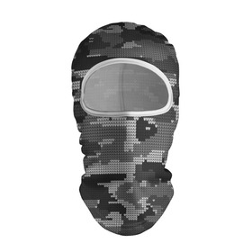 Балаклава 3D с принтом ВЯЗАНЫЙ КАМУФЛЯЖ в Екатеринбурге, 100% полиэстер, ткань с особыми свойствами — Activecool | плотность 150–180 г/м2; хорошо тянется, но при этом сохраняет форму. Закрывает шею, вокруг отверстия для глаз кайма. Единый размер | camouflage | армия | военная форма | военный | вооружение | вооруженные силы | вязанный | вязаный | защита | защитный цвет | камуфляж | маскировка | серый | солдат | униформа | форма