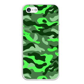Чехол для iPhone 5/5S матовый с принтом CAMOUFLAGE GREEN в Екатеринбурге, Силикон | Область печати: задняя сторона чехла, без боковых панелей | camouflage | армия | военная форма | военный | вооружение | вооруженные силы | защита | защитный цвет | зеленый | камуфляж | маскировка | солдат | униформа | форма