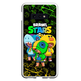 Чехол для Samsung S10E с принтом BRAWL STARS LEON в Екатеринбурге, Силикон | Область печати: задняя сторона чехла, без боковых панелей | bibi | br | brawl stars | coach mike | crow | leon | leon shark | max | mecha crow | mr.p | phoenix | sally leon | spike | unicorn | virus 8 bit | werewolf | ворон | оборотень | пингвин