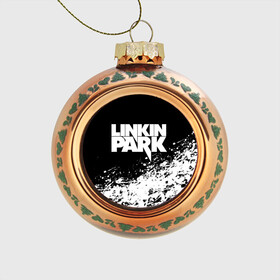 Стеклянный ёлочный шар с принтом LINKIN PARK [4] в Екатеринбурге, Стекло | Диаметр: 80 мм | linkin | linkin park | music | park | rock | линкин | линкин парк | музыка | парк | рок