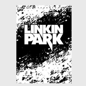 Скетчбук с принтом LINKIN PARK [5] в Екатеринбурге, 100% бумага
 | 48 листов, плотность листов — 100 г/м2, плотность картонной обложки — 250 г/м2. Листы скреплены сверху удобной пружинной спиралью | linkin | linkin park | music | park | rock | линкин | линкин парк | музыка | парк | рок