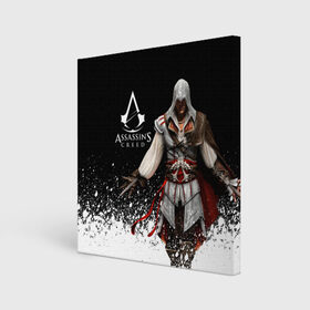 Холст квадратный с принтом Assassin’s Creed [04] в Екатеринбурге, 100% ПВХ |  | ezio | game | ubisoft | ассасин крид | кредо ассасина | эцио