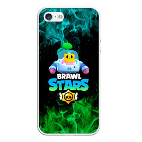 Чехол для iPhone 5/5S матовый с принтом Sprout Brawl Stars в Екатеринбурге, Силикон | Область печати: задняя сторона чехла, без боковых панелей | brawl | brawl stars | sprout | бравл | бравл старс | росток | спраут | спраут brawl stars | спроут