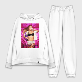 Женский костюм хлопок Oversize с принтом Britney Spears в Екатеринбурге,  |  | britney | britneyspears | icon | jean | pop | princess | spears | usa | бритни | бритниспирс | джин | поп | работа | спирс | сша