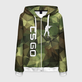 Мужская толстовка 3D на молнии с принтом CS GO CAMOUFLAGE в Екатеринбурге, 100% полиэстер | длина до линии бедра, манжеты и пояс оформлены мягкой тканевой резинкой, двухслойный капюшон со шнурком для регулировки, спереди молния, по бокам два кармана | astralis | awp | counter strike | cs go | cs go global offensive | cs:go | faze clan | hyper beast | team liquid | астралис | кс го | тим ликвид | фейз клан | хайпер бист