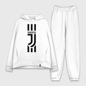 Женский костюм хлопок Oversize с принтом JUVENTUS в Екатеринбурге,  |  | cr7 | fc juventus | football | juve | juventus | ronaldo | sport | роналдо | спорт | футбол | ювентус