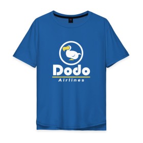 Мужская футболка хлопок Oversize с принтом Dodo Airlines в Екатеринбурге, 100% хлопок | свободный крой, круглый ворот, “спинка” длиннее передней части | animal crossing | dodo airlines | new horizons | авиаперевозчик | вымышленная компания | доставка | мем | мемы | почта | самолёты | транспорт