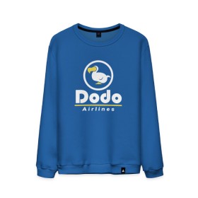 Мужской свитшот хлопок с принтом Dodo Airlines в Екатеринбурге, 100% хлопок |  | animal crossing | dodo airlines | new horizons | авиаперевозчик | вымышленная компания | доставка | мем | мемы | почта | самолёты | транспорт