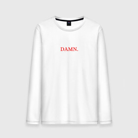 Мужской лонгслив хлопок с принтом damn merch в Екатеринбурге, 100% хлопок |  | aftermath | damn | dawg | hip | hip hop | hop | interscope | kendrick | kendrick lamar | kid | lamar | official video | rap | rap hip hop | records | tde | top