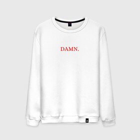 Мужской свитшот хлопок с принтом damn merch в Екатеринбурге, 100% хлопок |  | aftermath | damn | dawg | hip | hip hop | hop | interscope | kendrick | kendrick lamar | kid | lamar | official video | rap | rap hip hop | records | tde | top