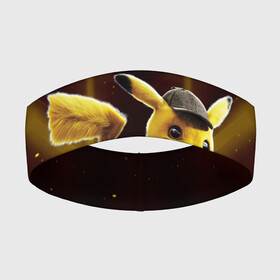 Повязка на голову 3D с принтом Пушистик Пикачу в Екатеринбурге,  |  | pikachu | pokemon | аниме | зверек | мультик | мультфильм | пика | пикачу | покемон | покемоны