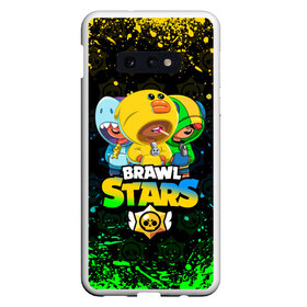 Чехол для Samsung S10E с принтом BRAWL STARS LEON SKINS в Екатеринбурге, Силикон | Область печати: задняя сторона чехла, без боковых панелей | bibi | brawl stars | coach mike | crow | leon | leon shark | max | mecha crow | mr.p | phoenix | sally leon | spike | sprout | unicorn | virus 8 bit | werewolf | ворон | оборотень | пингвин