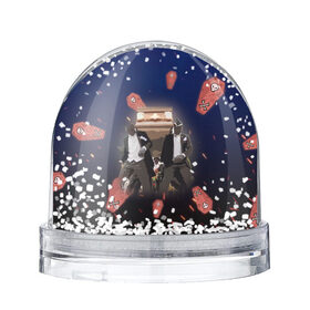 Снежный шар с принтом Coffin dance в Екатеринбурге, Пластик | Изображение внутри шара печатается на глянцевой фотобумаге с двух сторон | 2020 | 2020 год | black people | coffin dance | dance | dancing black | meme | кофин танец | мемы | танец | танцующие
