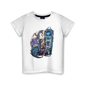 Детская футболка хлопок с принтом Алиса в Стране Чудес в Екатеринбурге, 100% хлопок | круглый вырез горловины, полуприлегающий силуэт, длина до линии бедер | hookah | wonderland | алиса | бабочка | гусеница | кальян | лес | сказка | страна чудес