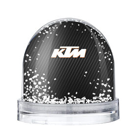 Снежный шар с принтом KTM КАРБОН (Z) в Екатеринбурге, Пластик | Изображение внутри шара печатается на глянцевой фотобумаге с двух сторон | enduro | ktm | moto | motocycle | sportmotorcycle | ктм | мото | мотоспорт