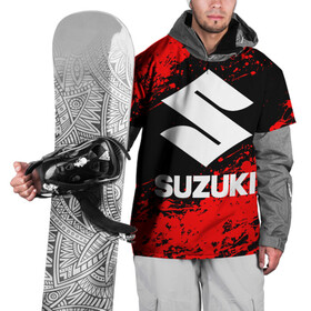 Накидка на куртку 3D с принтом SUZUKI (1) в Екатеринбурге, 100% полиэстер |  | Тематика изображения на принте: suzuki | авто | автомобиль | сузуки