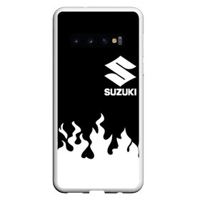 Чехол для Samsung Galaxy S10 с принтом SUZUKI (10) в Екатеринбурге, Силикон | Область печати: задняя сторона чехла, без боковых панелей | Тематика изображения на принте: suzuki | авто | автомобиль | сузуки