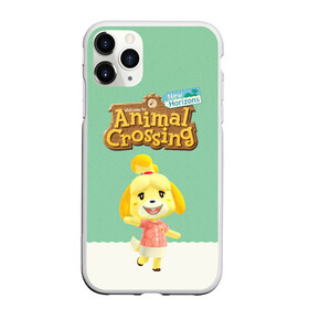 Чехол для iPhone 11 Pro Max матовый с принтом Animal Crossing в Екатеринбурге, Силикон |  | Тематика изображения на принте: animal crossing | isabelle | tom nook | энимал кроссинг