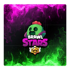 Магнитный плакат 3Х3 с принтом Spike BRAWL STARS в Екатеринбурге, Полимерный материал с магнитным слоем | 9 деталей размером 9*9 см | Тематика изображения на принте: brawl stars spike | spike | бравл старс спайк | бравлер | кактус | спайк