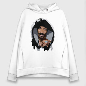 Женское худи Oversize хлопок с принтом Snoop Dogg в Екатеринбурге, френч-терри — 70% хлопок, 30% полиэстер. Мягкий теплый начес внутри —100% хлопок | боковые карманы, эластичные манжеты и нижняя кромка, капюшон на магнитной кнопке | 2pac | black | dog | dr dre | hip hop | rap | snoop dogg | west coast | гангстер | микрофон | музыка | рифма | рэп | рэпер | снуп дог | собака | хип хоп