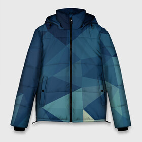 Мужская зимняя куртка 3D с принтом DARK BLUE в Екатеринбурге, верх — 100% полиэстер; подкладка — 100% полиэстер; утеплитель — 100% полиэстер | длина ниже бедра, свободный силуэт Оверсайз. Есть воротник-стойка, отстегивающийся капюшон и ветрозащитная планка. 

Боковые карманы с листочкой на кнопках и внутренний карман на молнии. | geometry | kaleidoscope | pattern | pilygon | polyscape | space | textures | tie dye | абстракт | броня | вселенная | геометрия | города | каледоскоп | космос | паттерн | полигон | полискейп | природа | тай дай | текстура | текстуры