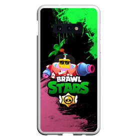 Чехол для Samsung S10E с принтом СПРУТ BRAWL STARS в Екатеринбурге, Силикон | Область печати: задняя сторона чехла, без боковых панелей | brawl | brawl stars | brawl stars sprout | clash | sprout | tropical sprout | бравл старс | игра | мобильные игры | спраут | тропический спрут