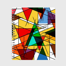 Тетрадь с принтом ПИКАССО в Екатеринбурге, 100% бумага | 48 листов, плотность листов — 60 г/м2, плотность картонной обложки — 250 г/м2. Листы скреплены сбоку удобной пружинной спиралью. Уголки страниц и обложки скругленные. Цвет линий — светло-серый
 | geometry | kaleidoscope | pattern | pilygon | polyscape | space | textures | tie dye | абстракт | броня | вселенная | геометрия | города | каледоскоп | космос | паттерн | полигон | полискейп | природа | тай дай | текстура | текстуры