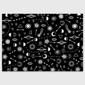 Поздравительная открытка с принтом Космос в Екатеринбурге, 100% бумага | плотность бумаги 280 г/м2, матовая, на обратной стороне линовка и место для марки
 | alien | galaxy | moon | nasa | pattern | space | star | sun | ufo | астрономия | звезды | космонавтика | космос | луна | наса | нло | паттерн | пришельцы