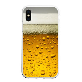 Чехол для iPhone XS Max матовый с принтом ПИВО в Екатеринбурге, Силикон | Область печати: задняя сторона чехла, без боковых панелей | Тематика изображения на принте: beer | textures | бир | напитки | пенное | текстуры | фон