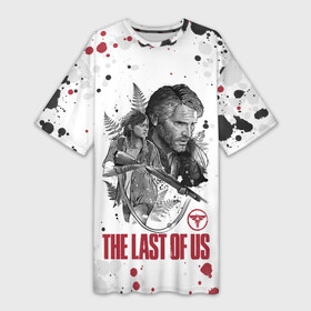 Платье-футболка 3D с принтом The Last of Us в Екатеринбурге,  |  | ashley | baker | cicada | ellie | joel | johnson | last | miller | of | the | troy | us | бейкер | вилльямс | джонсон | джоэл | из | миллер | нас | одни | последние | трой | цикада | элли | эшли