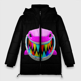 Женская зимняя куртка 3D с принтом 6IX9INE- GOOBA в Екатеринбурге, верх — 100% полиэстер; подкладка — 100% полиэстер; утеплитель — 100% полиэстер | длина ниже бедра, силуэт Оверсайз. Есть воротник-стойка, отстегивающийся капюшон и ветрозащитная планка. 

Боковые карманы с листочкой на кнопках и внутренний карман на молнии | 6ix9ine | 6ix9ine  gooba | gooba | акула | сикснайн | сиксти найн | сиксти найн репер | такаши | текаши | текаши сикснайн