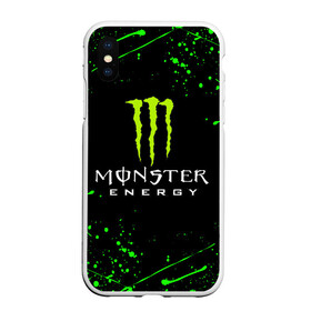 Чехол для iPhone XS Max матовый с принтом MONSTER ENERGY в Екатеринбурге, Силикон | Область печати: задняя сторона чехла, без боковых панелей | black monster | bmx | claw | cybersport | energy | monster | monster energy | moto | motocross | race | sport | киберспорт | когти | монстер энерджи | монстр | мото | мотокросс | ралли | скейтбординг | спорт | т | энергия